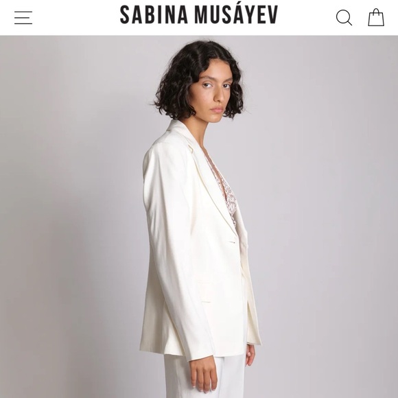NWT SABINA MUSÁYEV Marcello Jacket Blazer - Picture 3 of 9